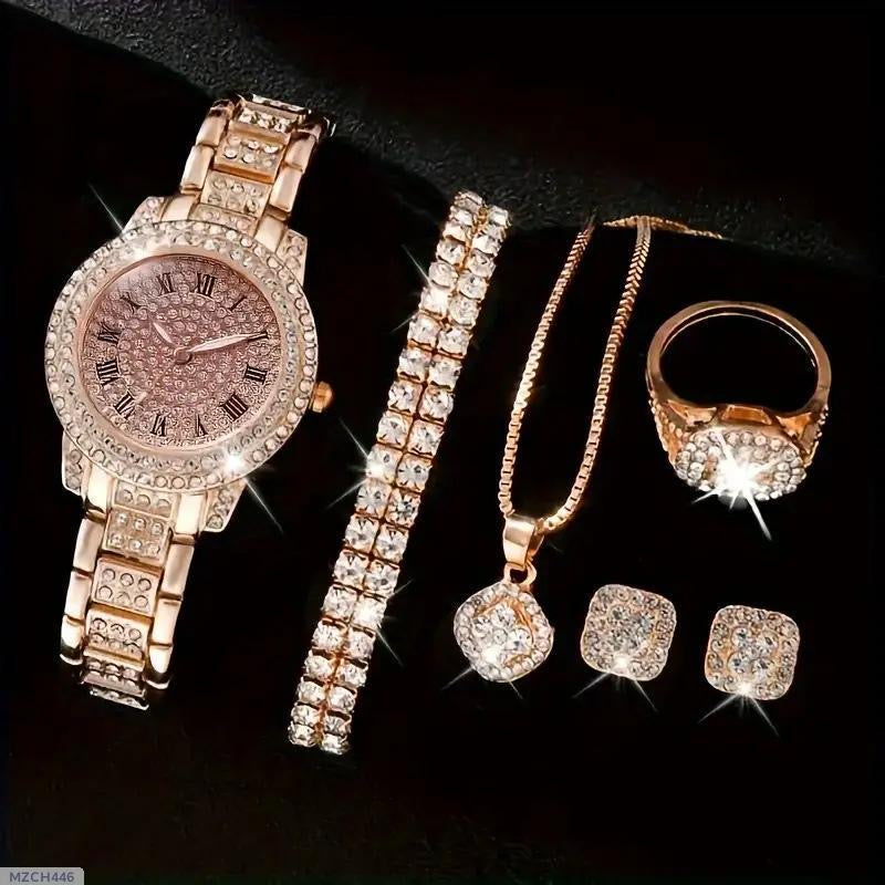 Women Diamond Artificial Set Watch MZ