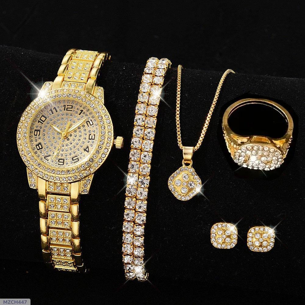 Women Diamond Artificial Set Watch MZ